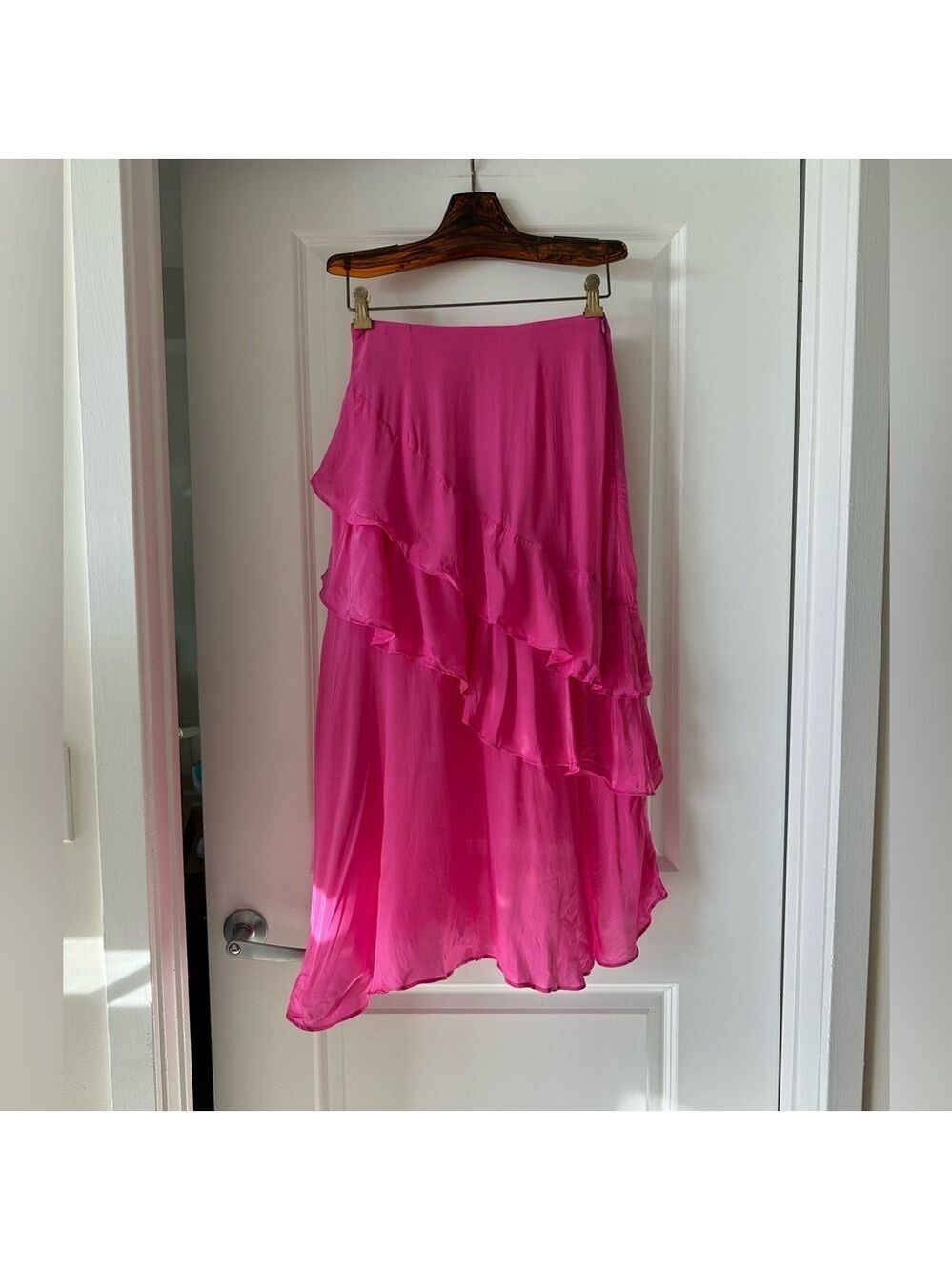 Farm Rio Dark Pink Marocaine Ruffle Skirt - Picture 7 of 9